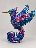 An example of a finished resin piece made from this mold.  