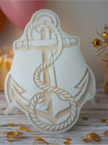 Nautical Anchor & Rope Silicone Mold