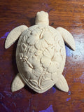 4 inch hibiscus sea turtle silicone mold