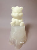 Grumpy teddy bear Silicone mold