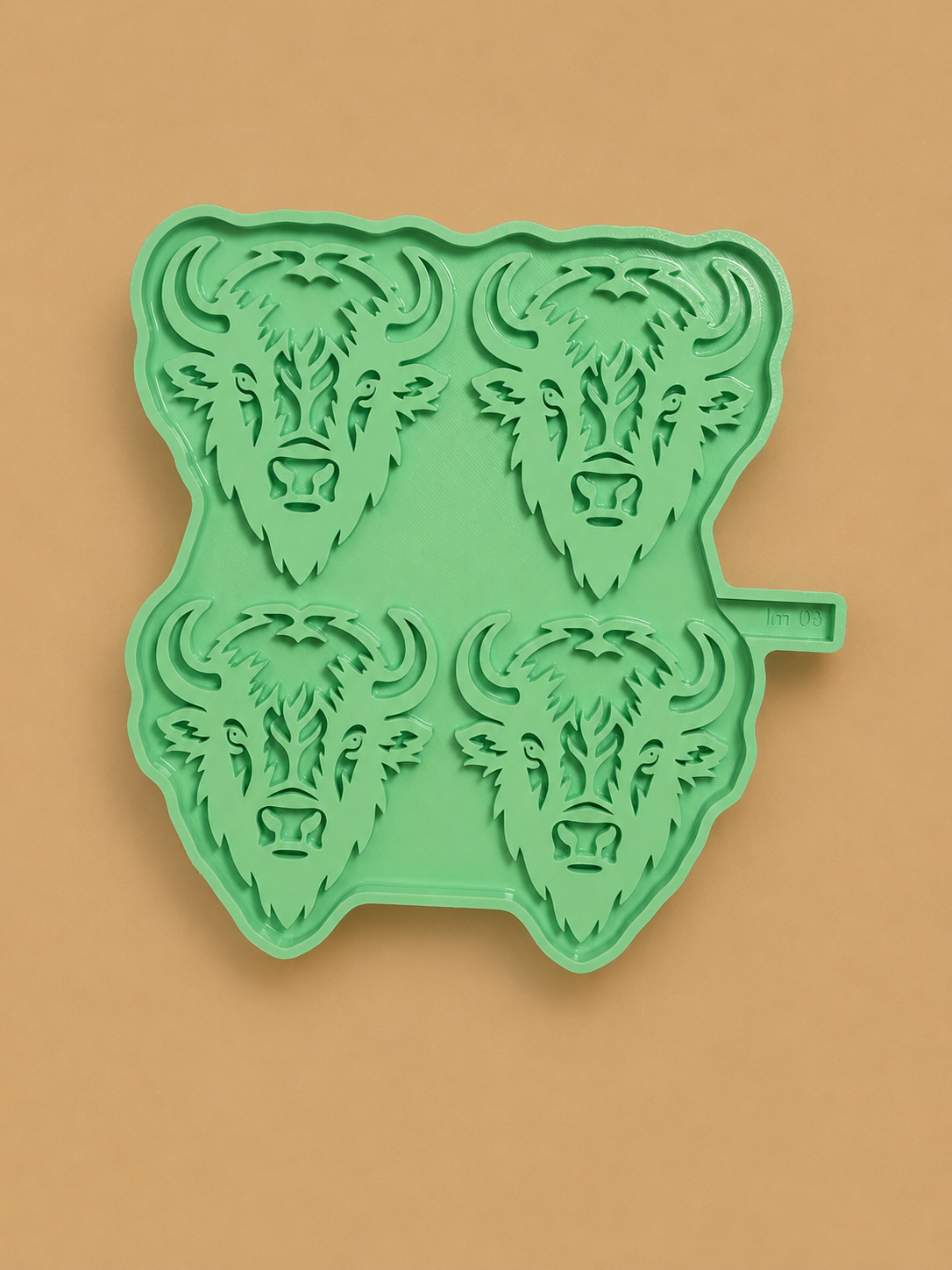 Buffalo Ornament Mold