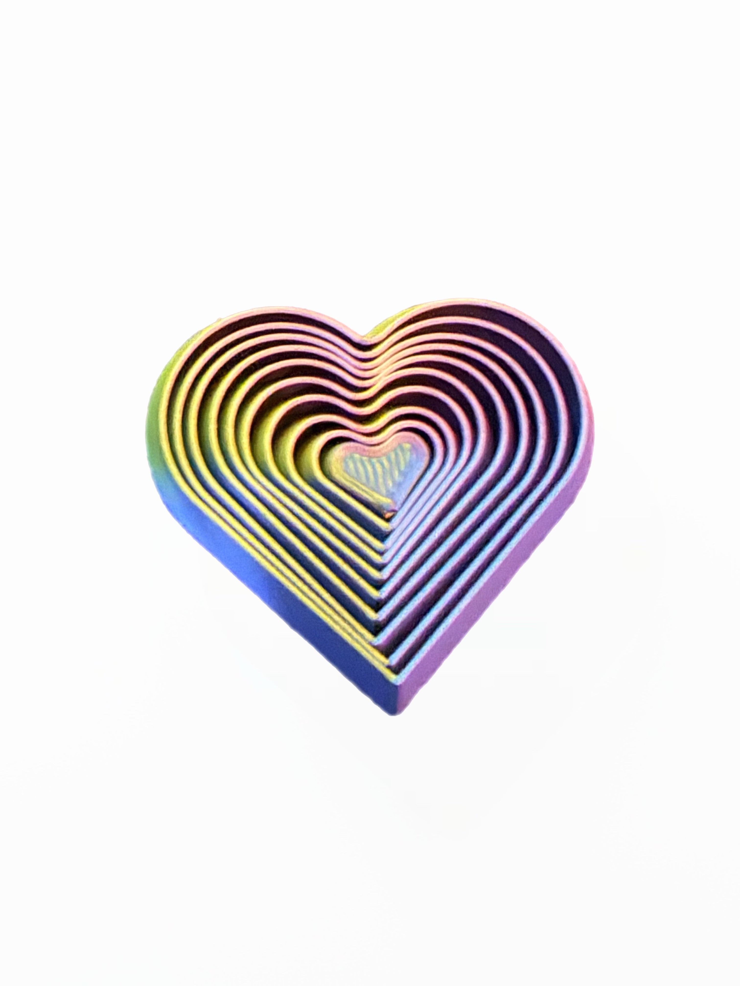 Layered heart Fidget toy