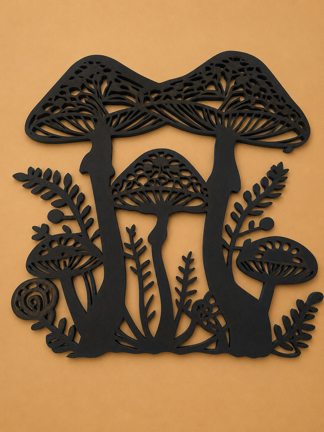 A Woodland Mushroom Template