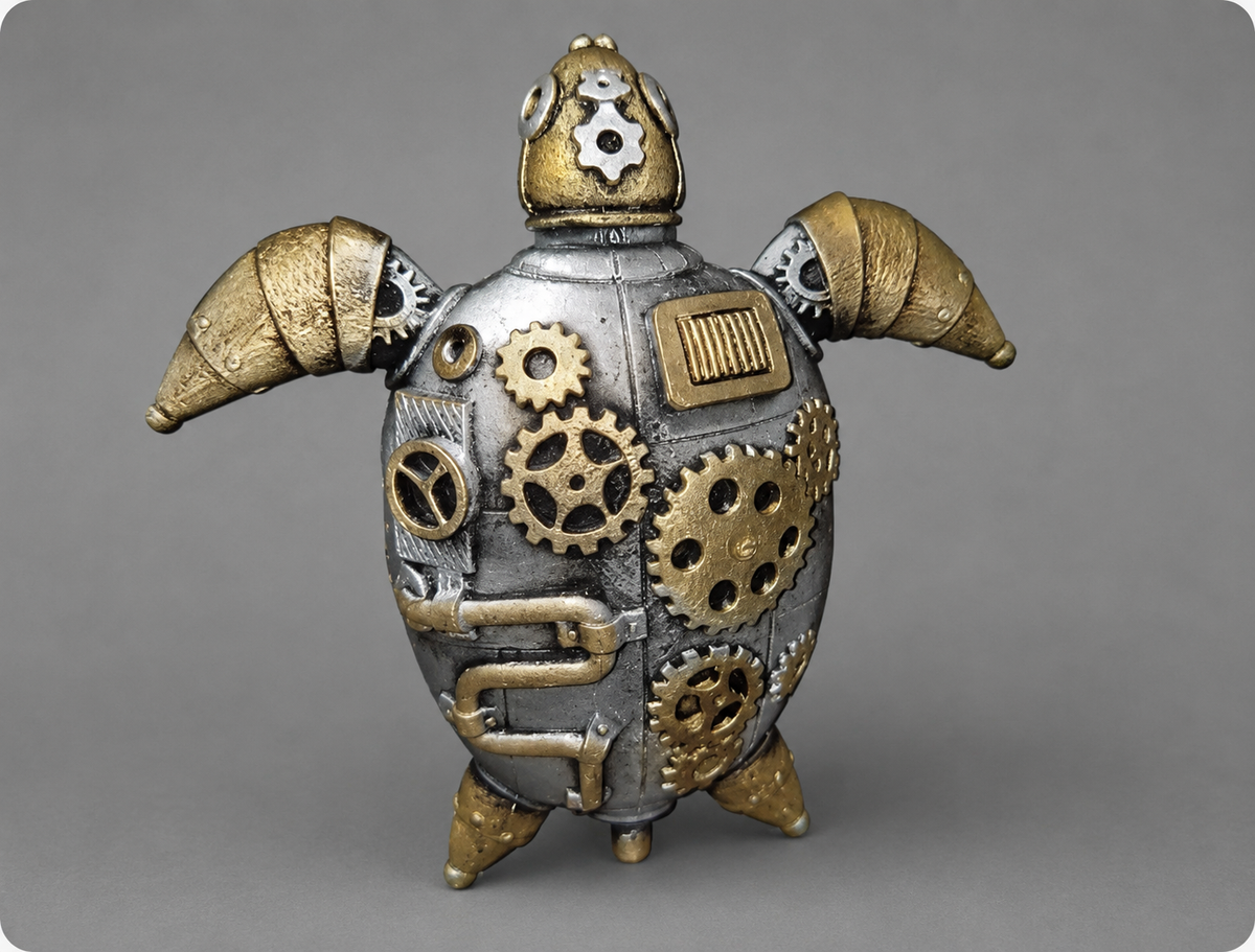 Steampunk Turtle Mold