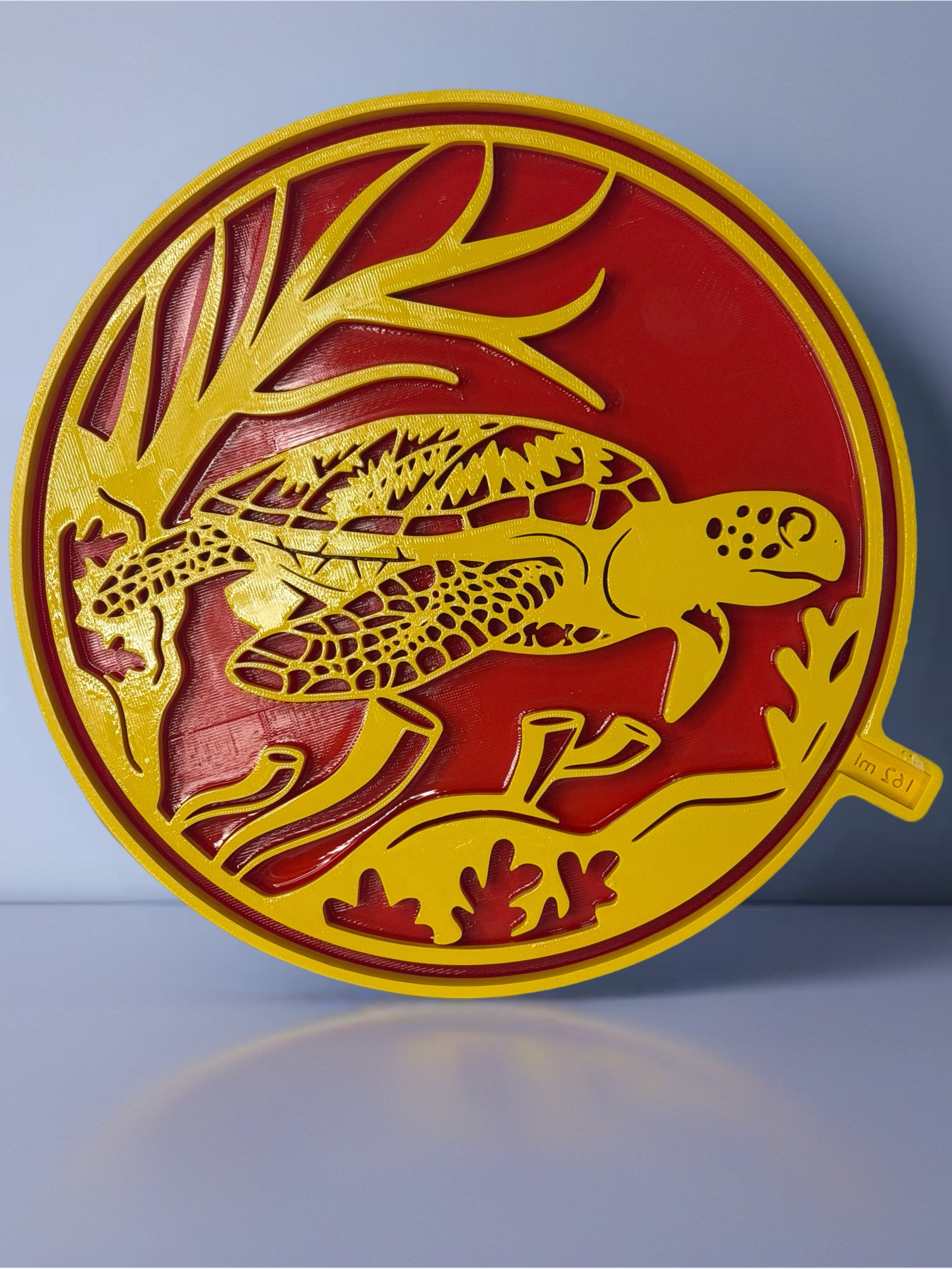 Round Sea Turtle Scene Silicone Mold