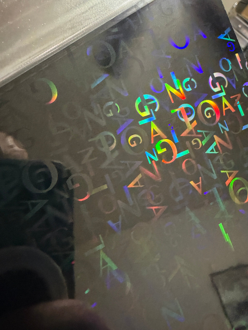 8 Different patterned Holographic mats