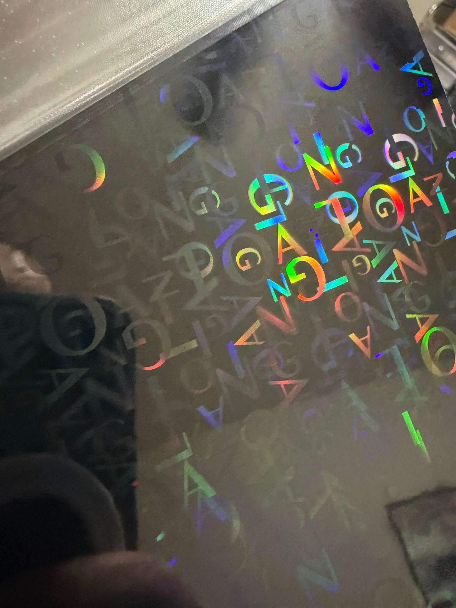 8 Different patterned Holographic mats