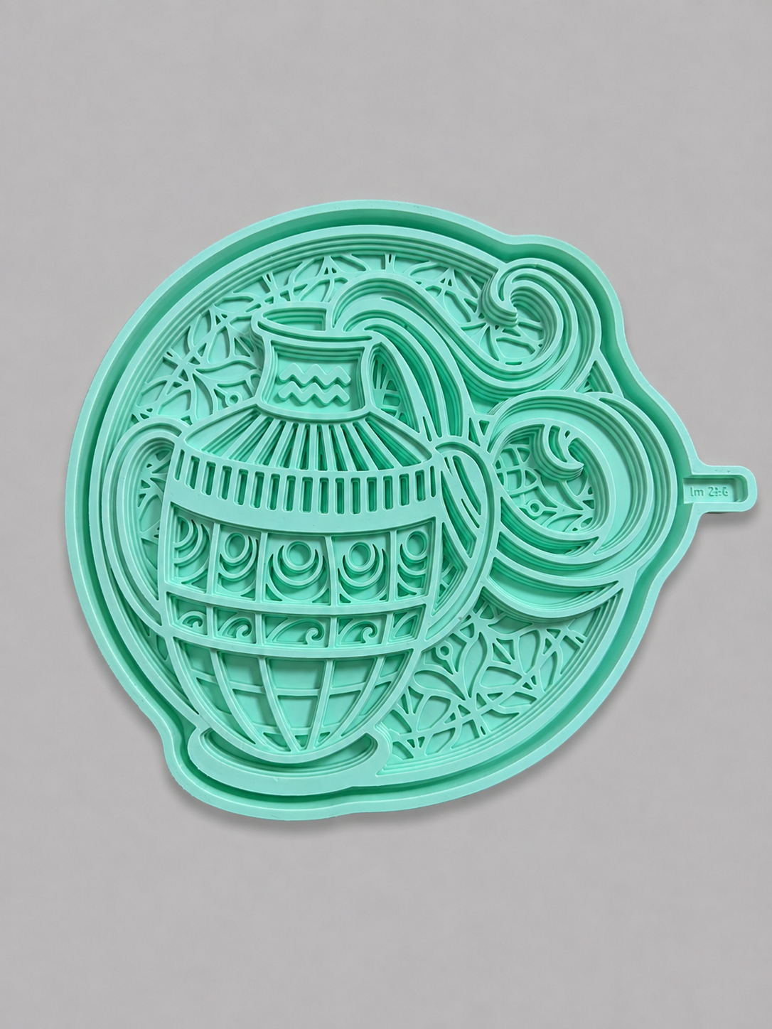 Aquarius Zodiac Plaque Silicone Mold