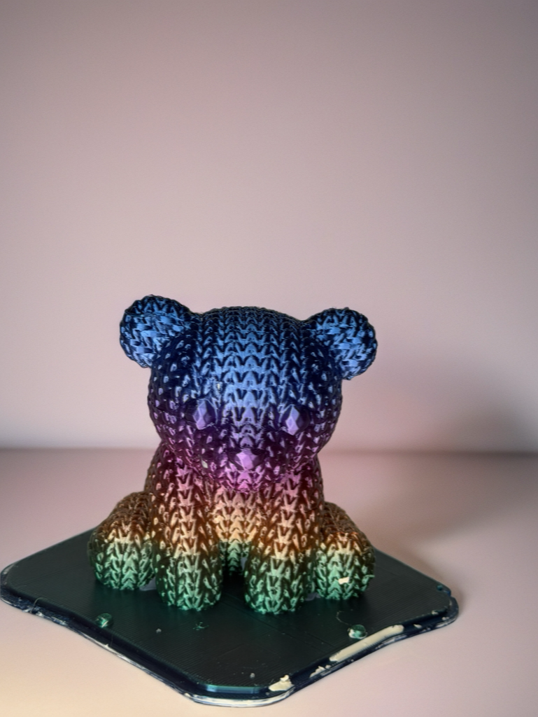 Sitting Crochet Bear Mold