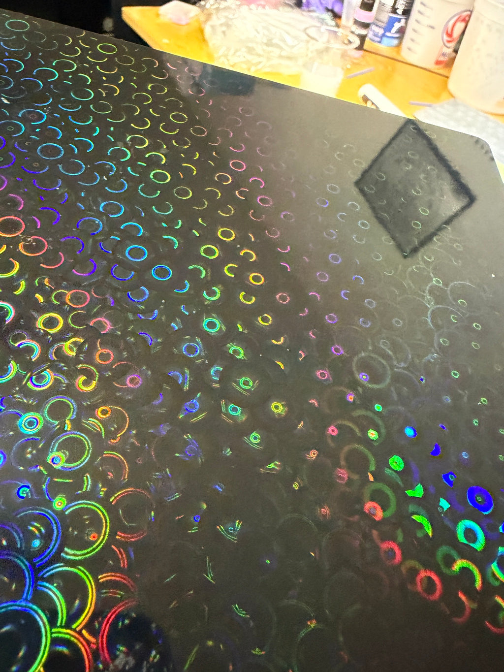 8 Different patterned Holographic mats