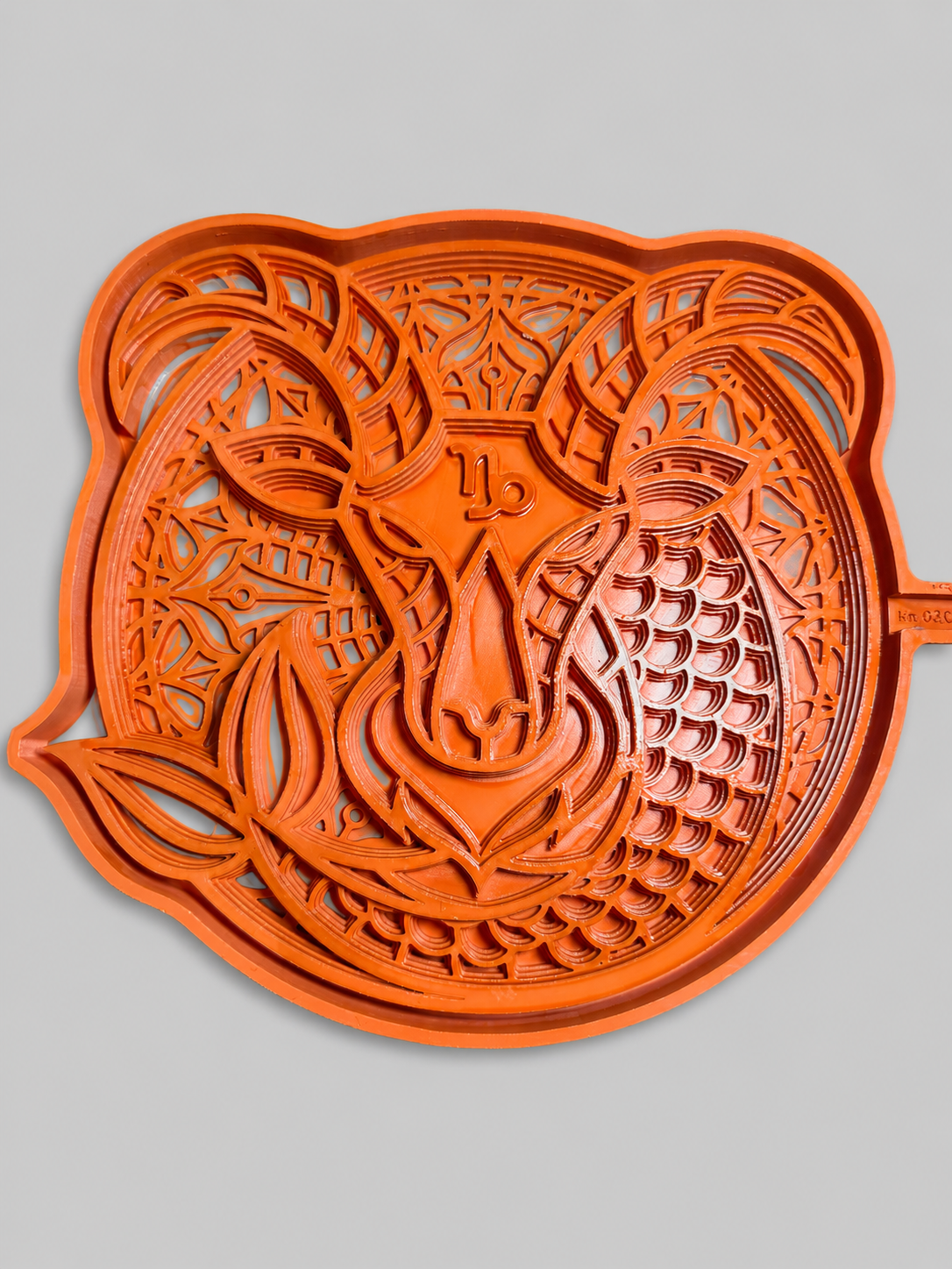 Capricorn Zodiac Plaque Silicone Mold