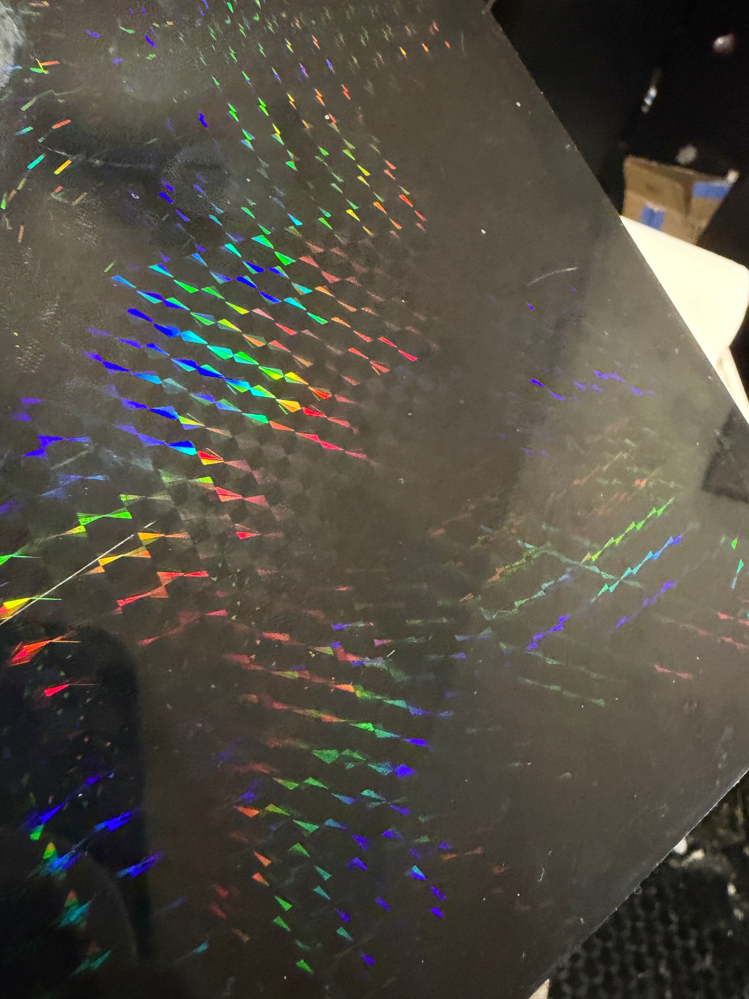 8 Different patterned Holographic mats
