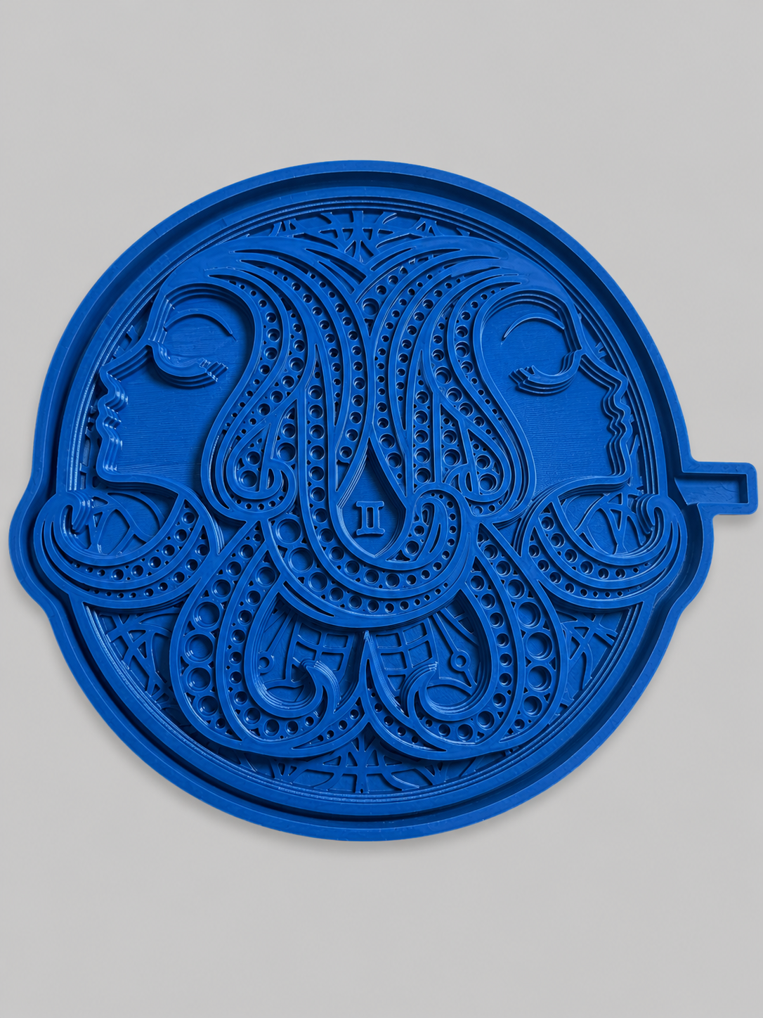 Gemini Zodiac Plaque Silicone Mold