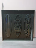 3 surfboard holographic silicone mold