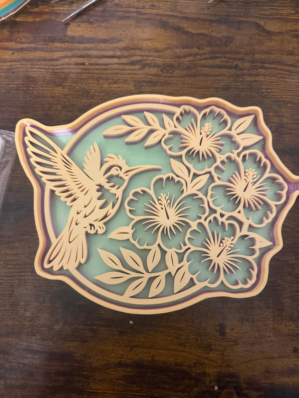 Hummingbird Wall Art Silicone Mold