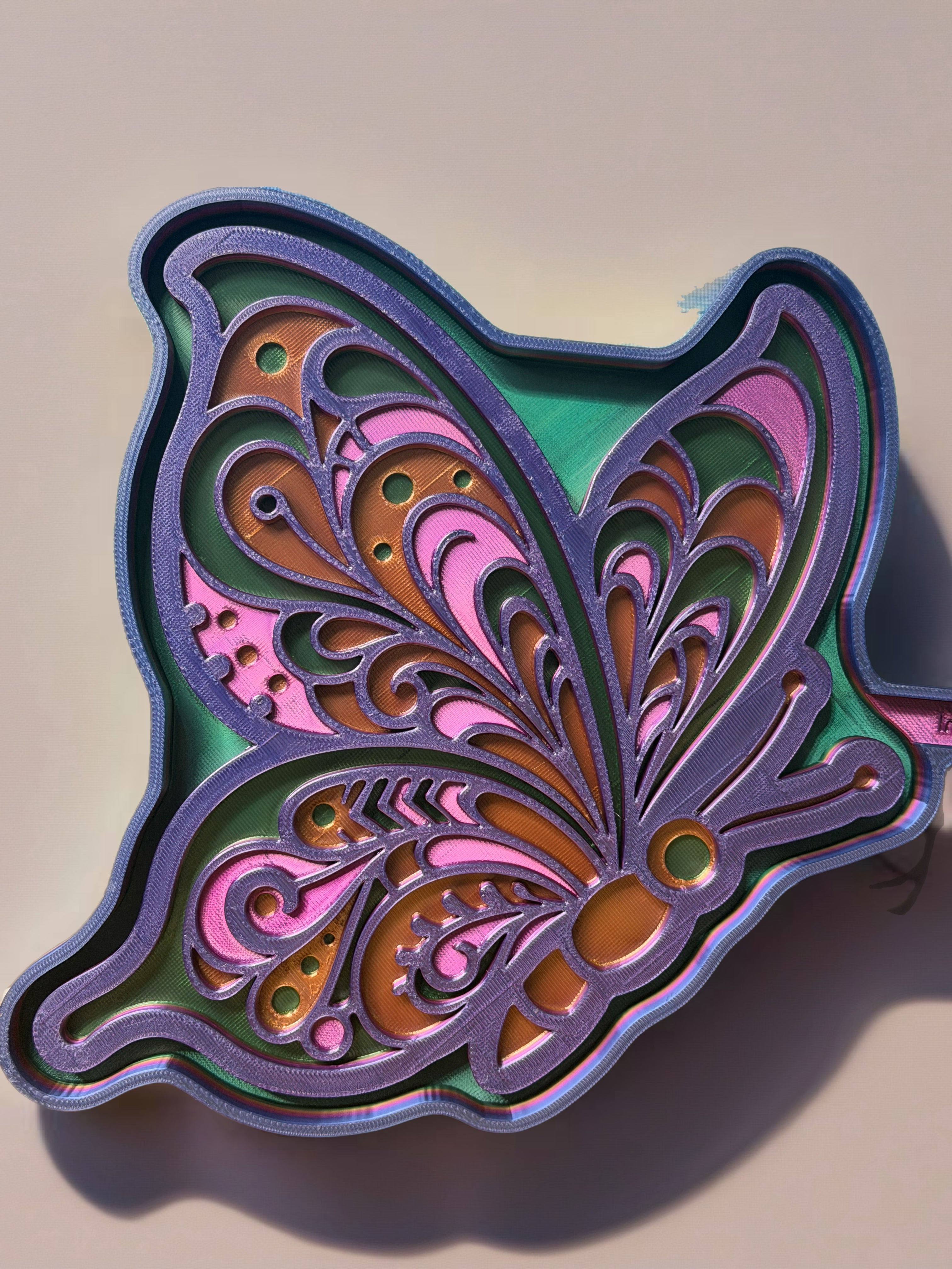 Side butterfly silicone mold
