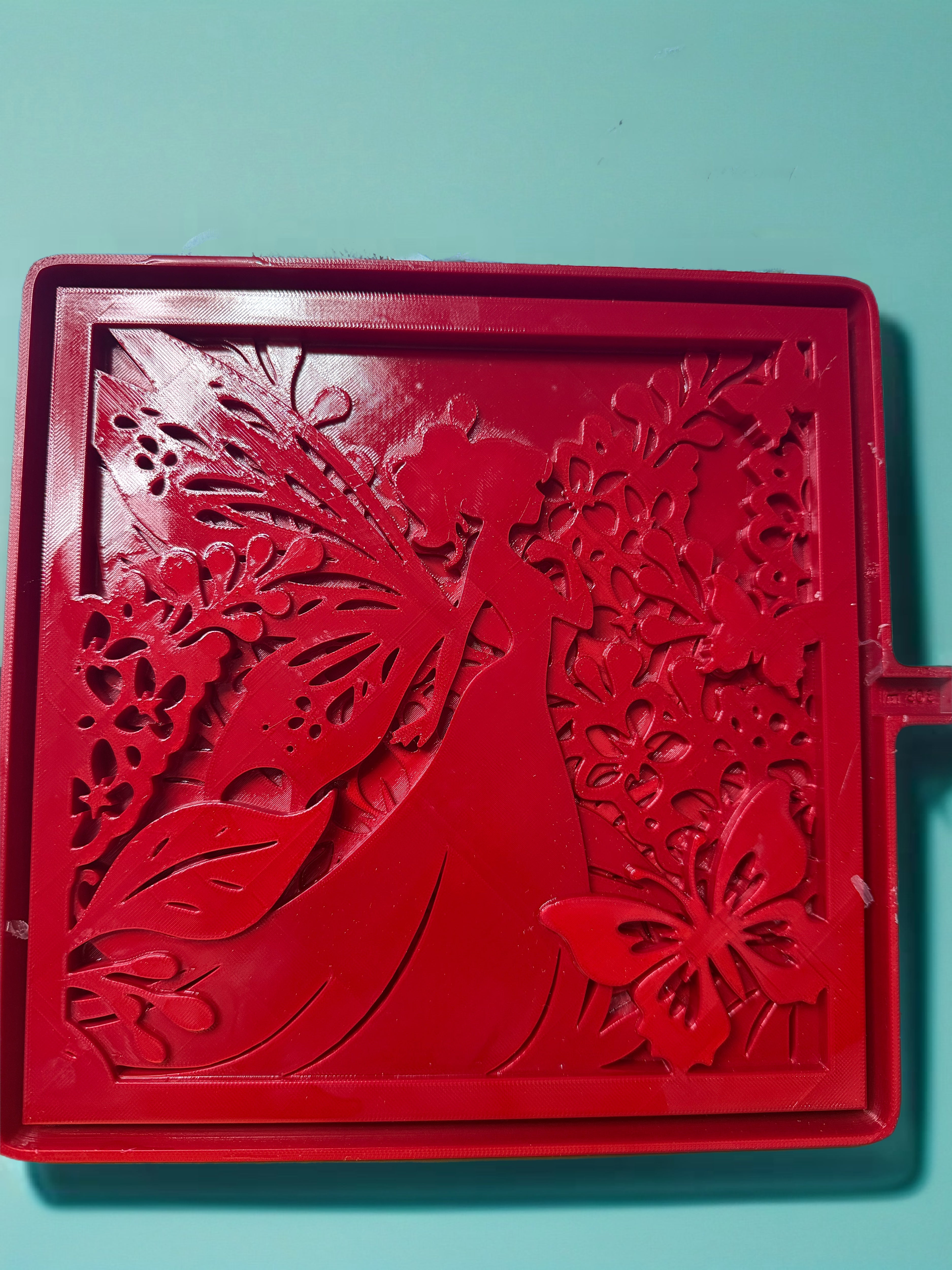 Fairy in the flowers silicone mold