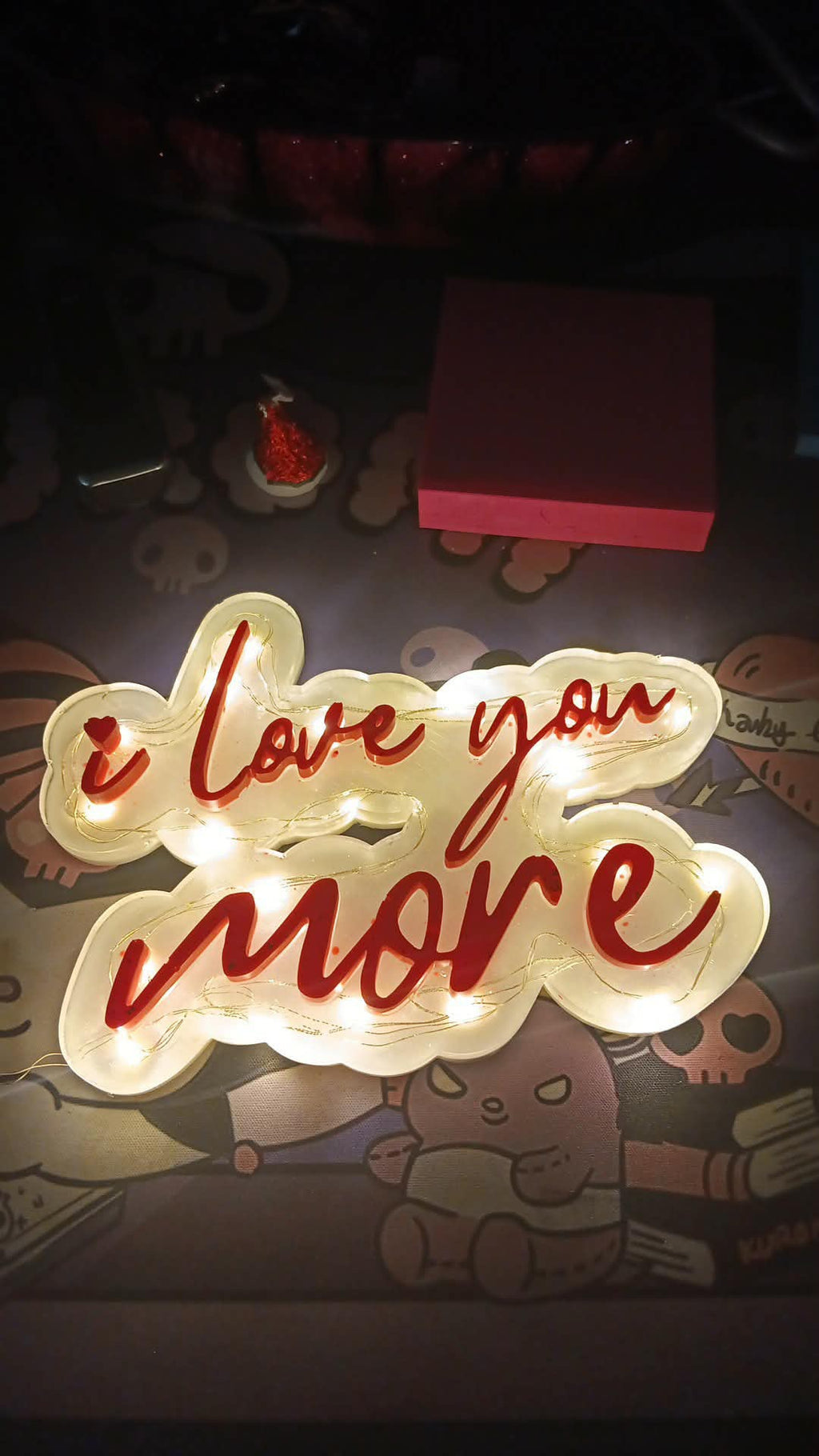 “I Love You More” Sign Mold