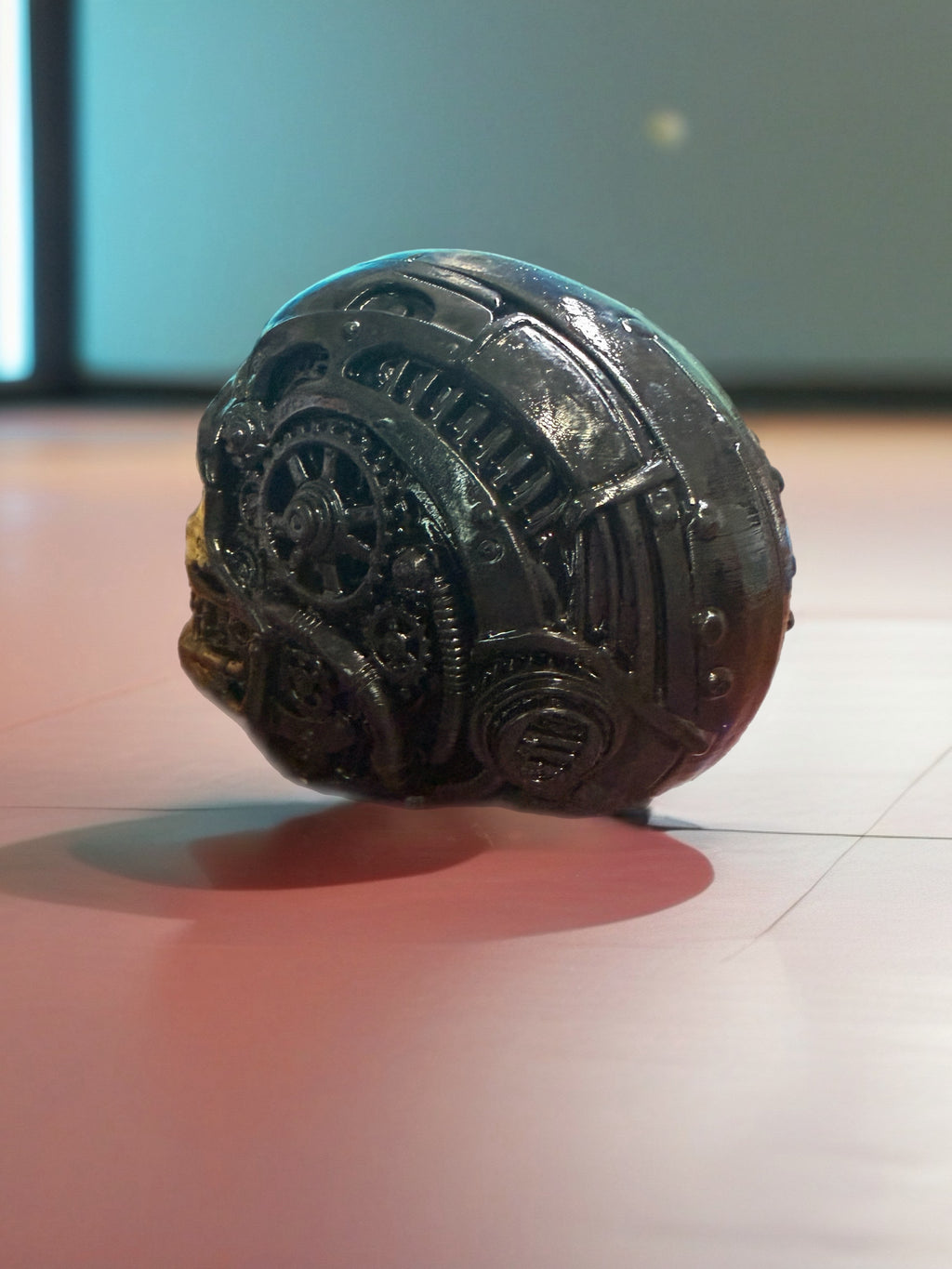 4-Inch Steampunk Skull Silicone Mold