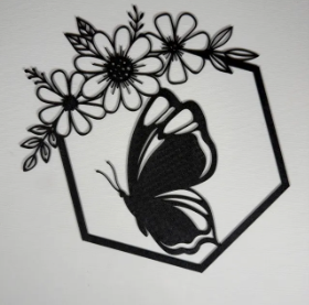 Butterfly Hexagon templates