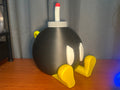 Bob-omb themed 3D printed figure