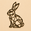 Geometric Rabbit Template