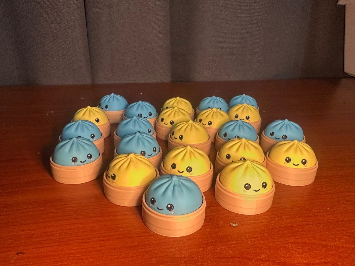 Cute dumpling 3D printed mini figure
