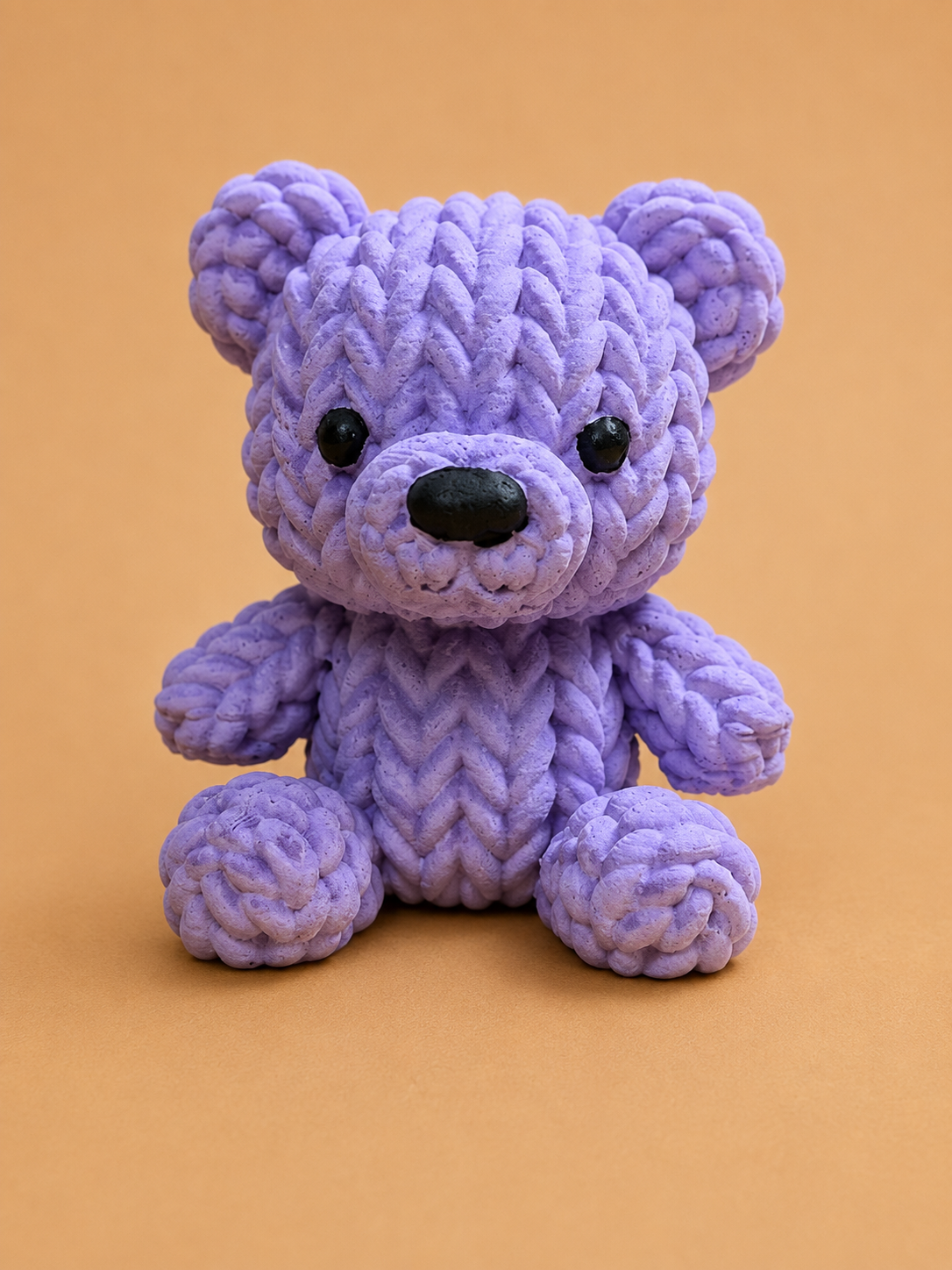 Crochet Bear Figurine Mold