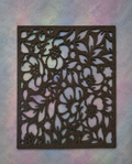 Floral square Template