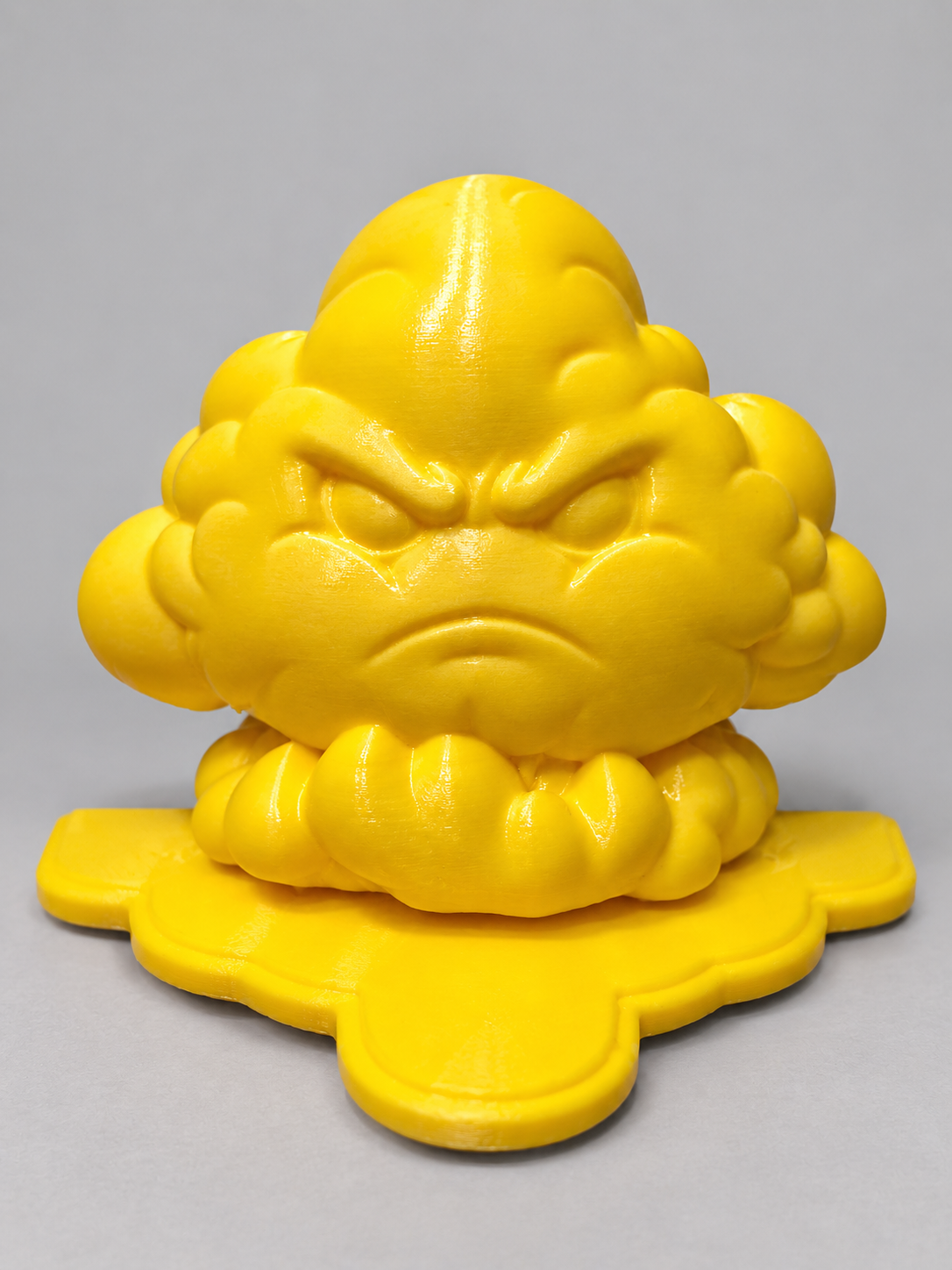 Grumpy Cloud Mold design on a clean neutral background