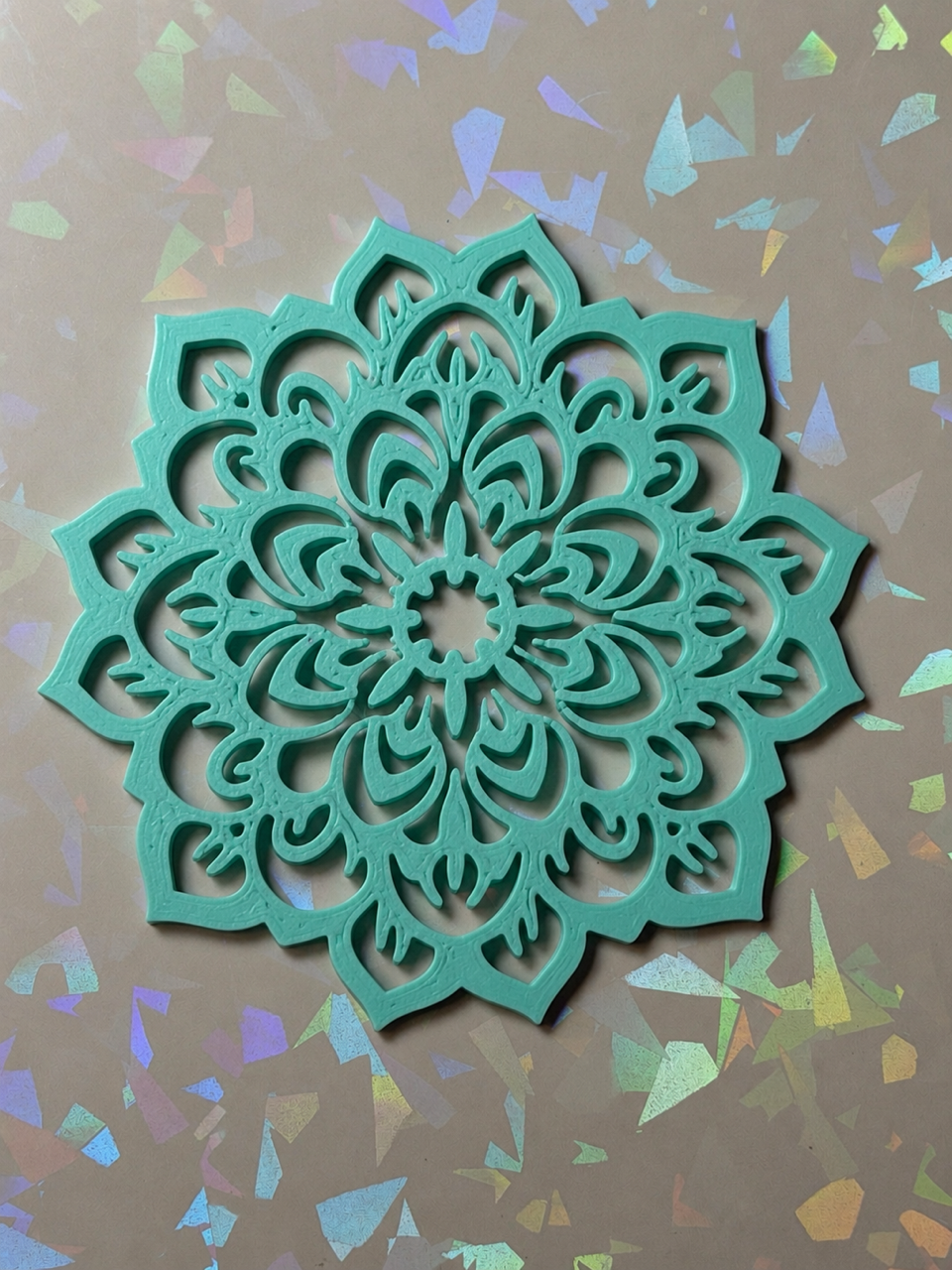 Mandala Floral Template
