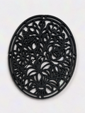 Oval Floral Fiigree Template