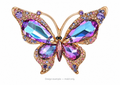 Iridescent butterfly design example — mold only