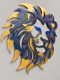 Example of finished resin lion head; mold only