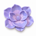 Lavender magnolia flower silicone mold