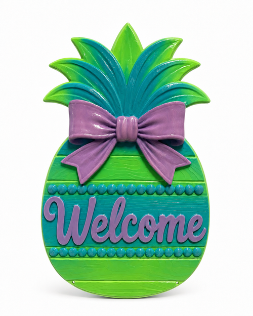 14-inch pineapple welcome silicone mold