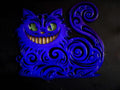 An example of a glow in the dark resin piece with this mold.