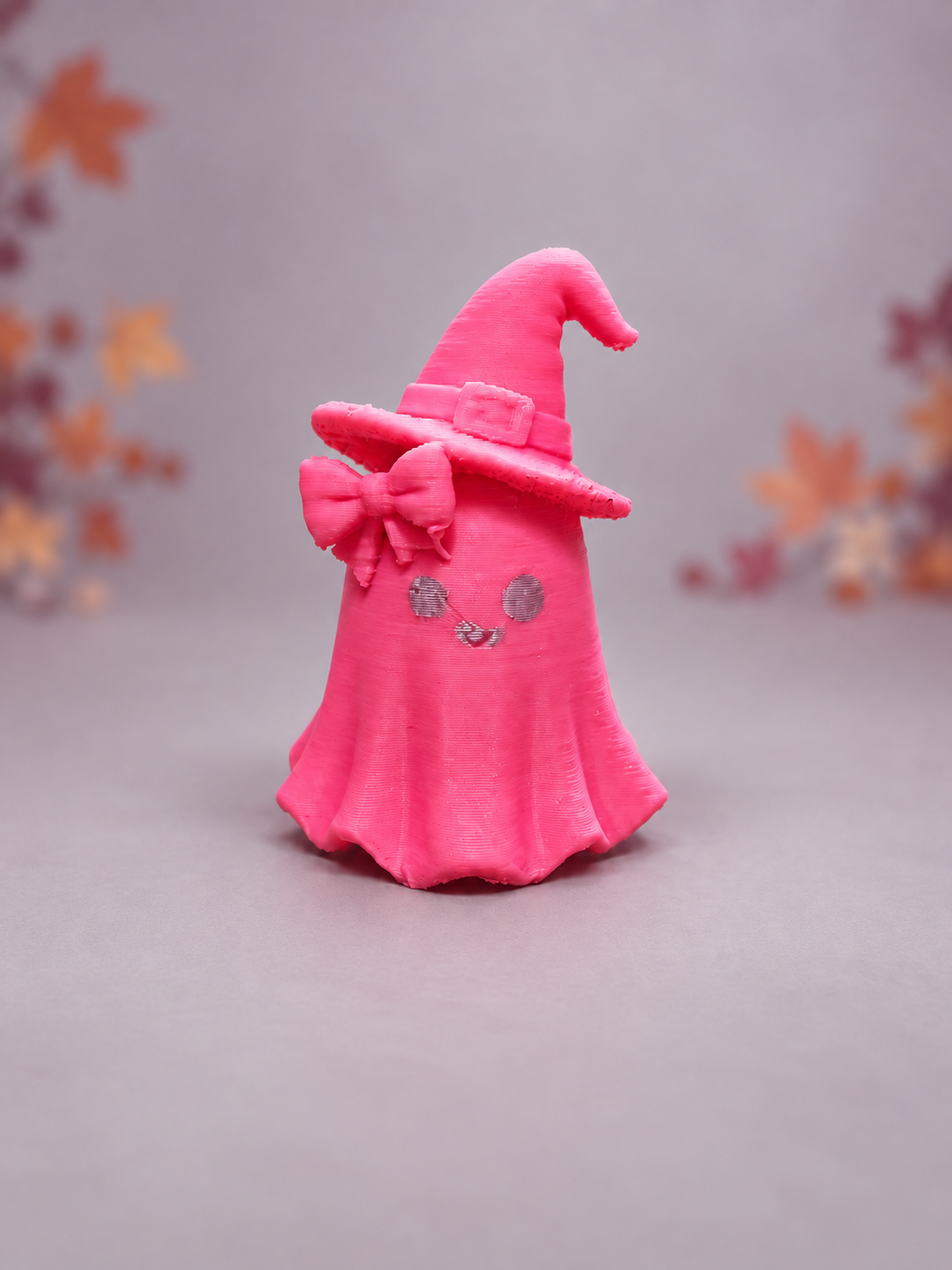 Witch-Hat Ghost Resin Mold on a subtle Halloween background