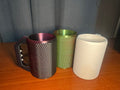 Textured 3D printed cups